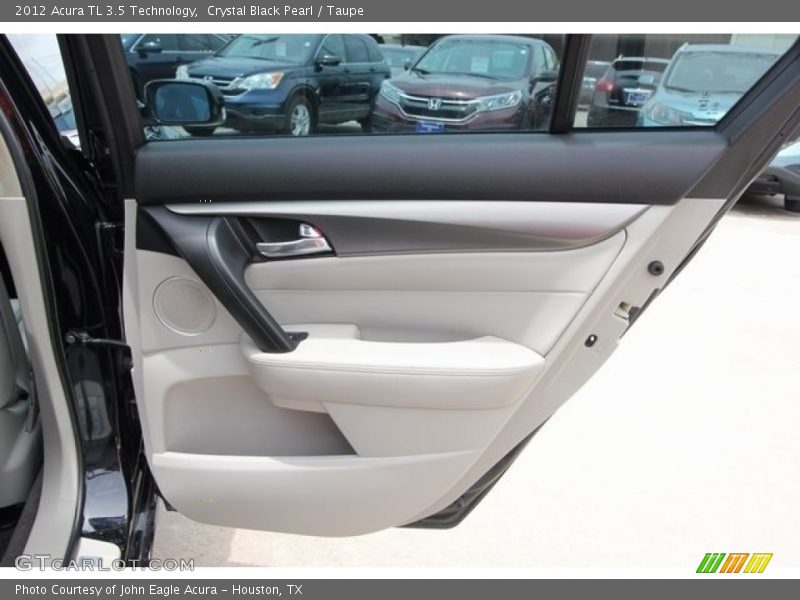 Crystal Black Pearl / Taupe 2012 Acura TL 3.5 Technology