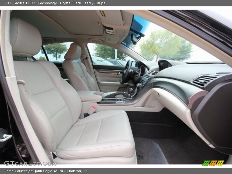 Crystal Black Pearl / Taupe 2012 Acura TL 3.5 Technology