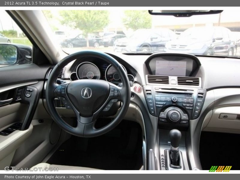 Crystal Black Pearl / Taupe 2012 Acura TL 3.5 Technology