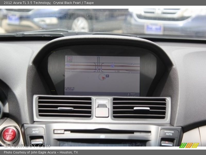 Crystal Black Pearl / Taupe 2012 Acura TL 3.5 Technology