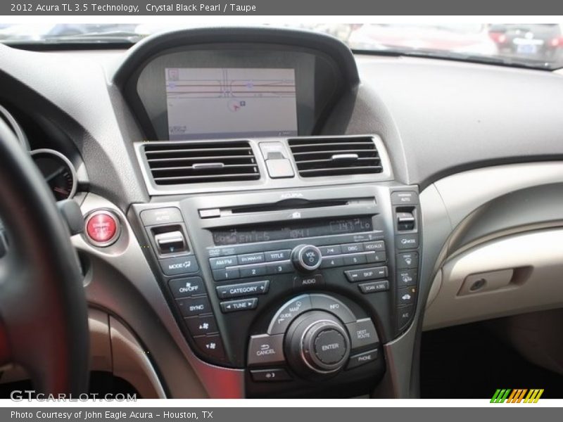 Crystal Black Pearl / Taupe 2012 Acura TL 3.5 Technology