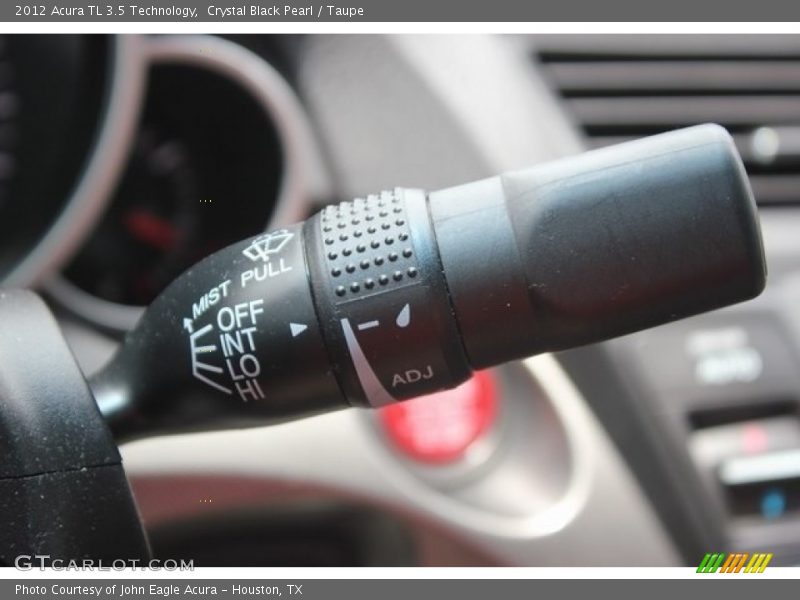 Crystal Black Pearl / Taupe 2012 Acura TL 3.5 Technology