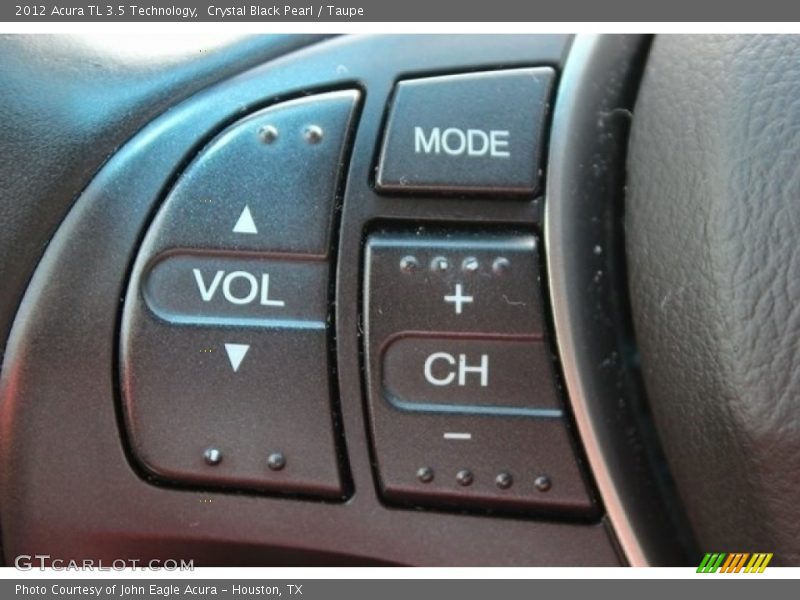 Crystal Black Pearl / Taupe 2012 Acura TL 3.5 Technology