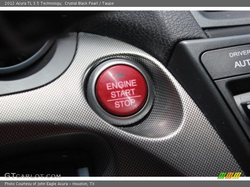 Crystal Black Pearl / Taupe 2012 Acura TL 3.5 Technology