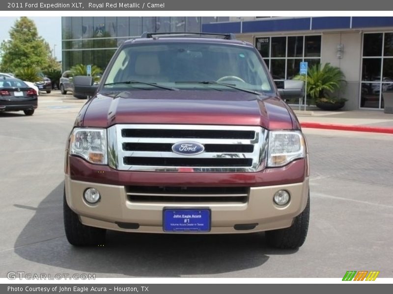 Royal Red Metallic / Camel 2011 Ford Expedition XLT