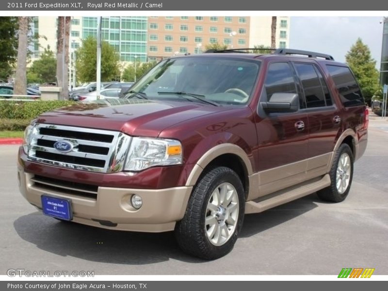 Royal Red Metallic / Camel 2011 Ford Expedition XLT