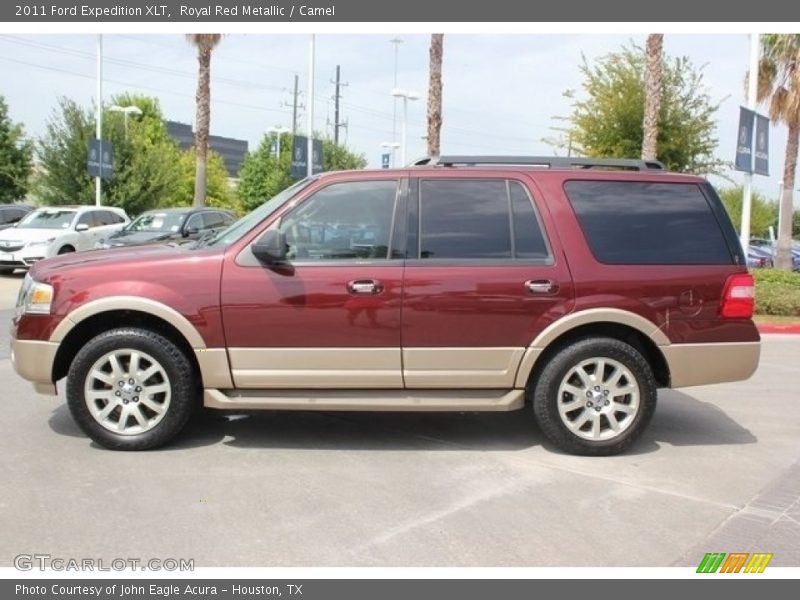 Royal Red Metallic / Camel 2011 Ford Expedition XLT