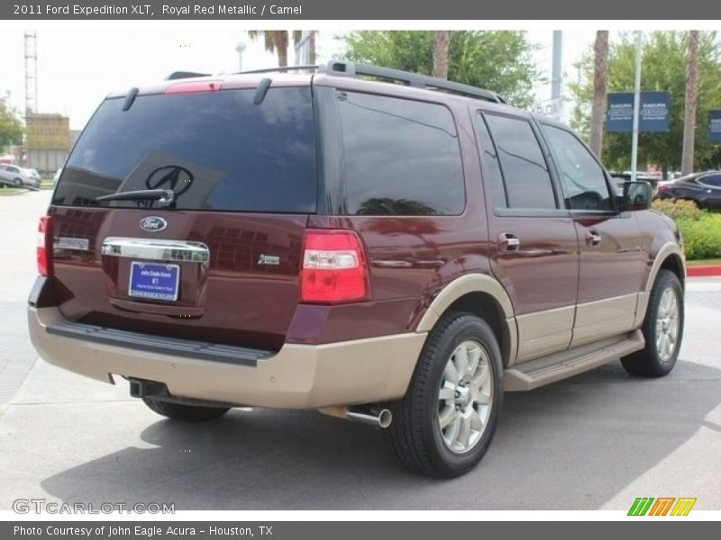 Royal Red Metallic / Camel 2011 Ford Expedition XLT