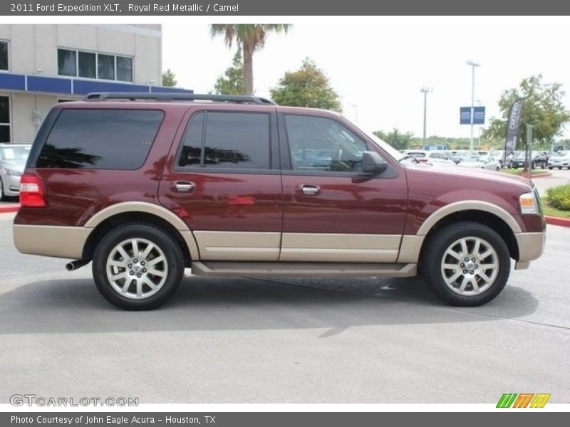 Royal Red Metallic / Camel 2011 Ford Expedition XLT