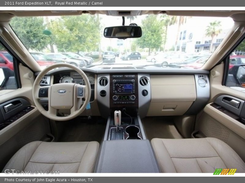 Royal Red Metallic / Camel 2011 Ford Expedition XLT