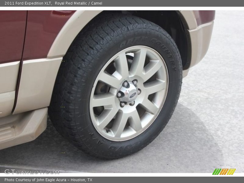 Royal Red Metallic / Camel 2011 Ford Expedition XLT