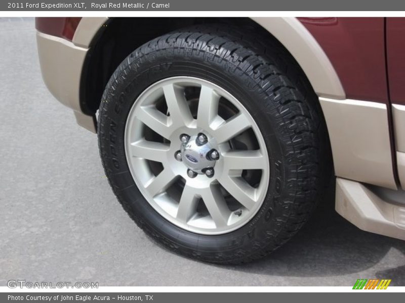 Royal Red Metallic / Camel 2011 Ford Expedition XLT