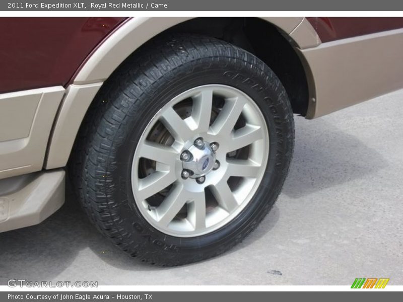 Royal Red Metallic / Camel 2011 Ford Expedition XLT