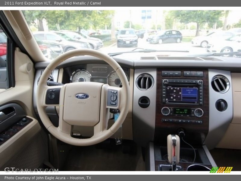 Royal Red Metallic / Camel 2011 Ford Expedition XLT