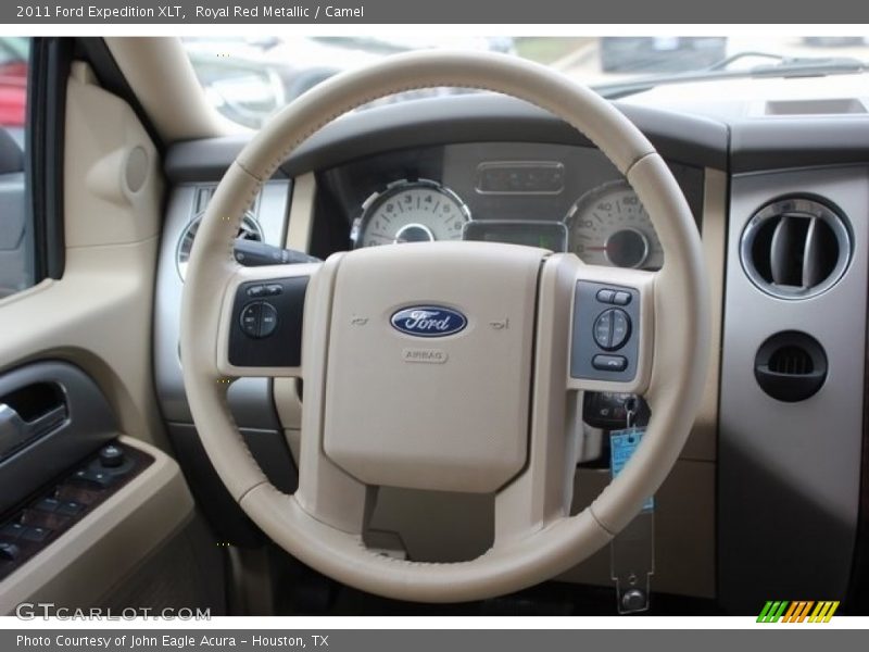 Royal Red Metallic / Camel 2011 Ford Expedition XLT