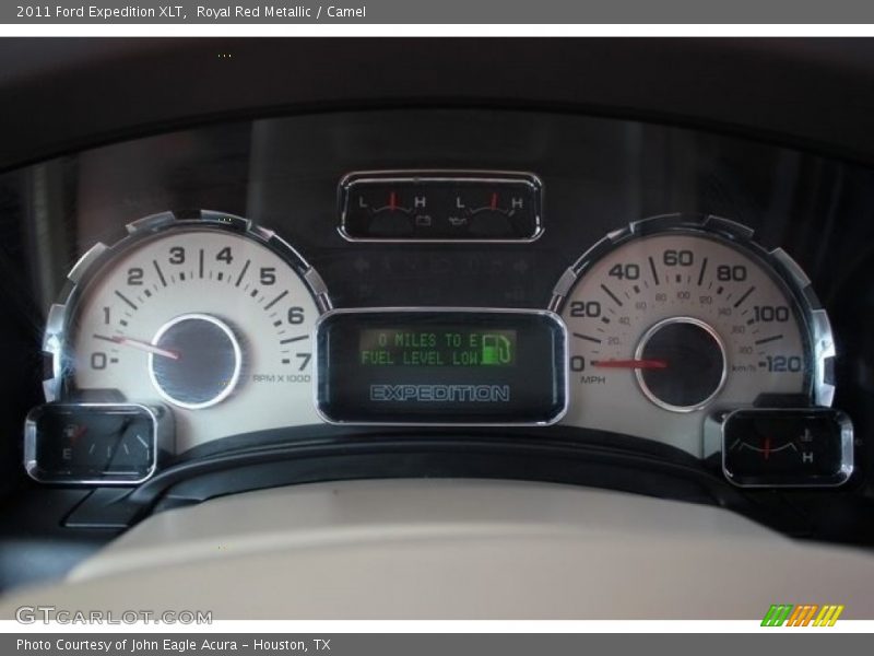 Royal Red Metallic / Camel 2011 Ford Expedition XLT