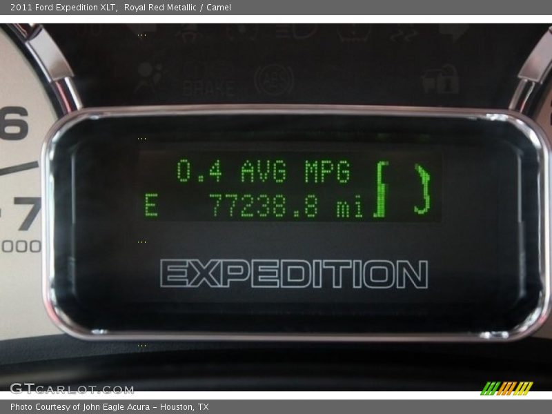 Royal Red Metallic / Camel 2011 Ford Expedition XLT