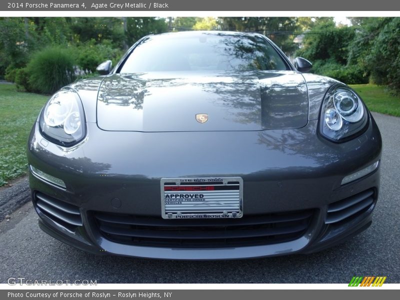 Agate Grey Metallic / Black 2014 Porsche Panamera 4