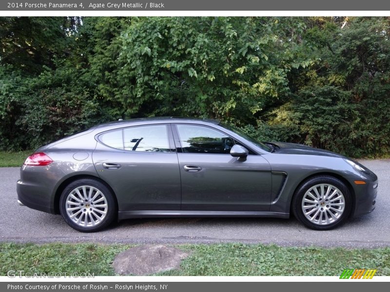 Agate Grey Metallic / Black 2014 Porsche Panamera 4