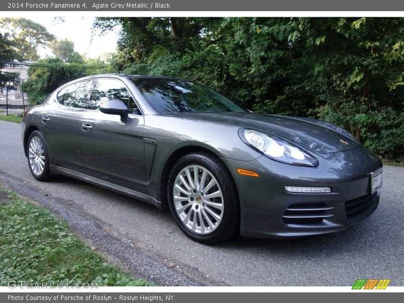 Agate Grey Metallic / Black 2014 Porsche Panamera 4