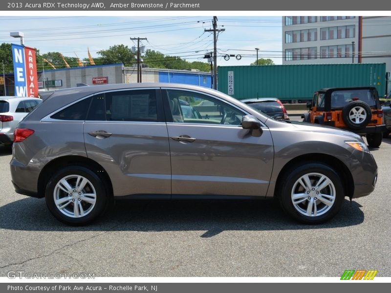 Amber Brownstone / Parchment 2013 Acura RDX Technology AWD