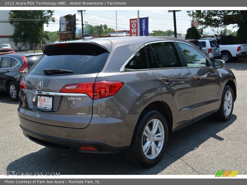 Amber Brownstone / Parchment 2013 Acura RDX Technology AWD