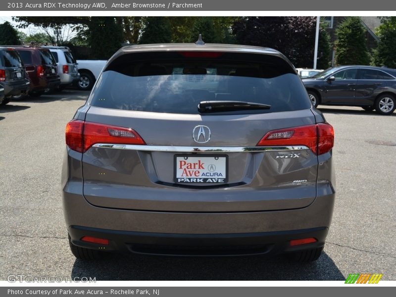 Amber Brownstone / Parchment 2013 Acura RDX Technology AWD