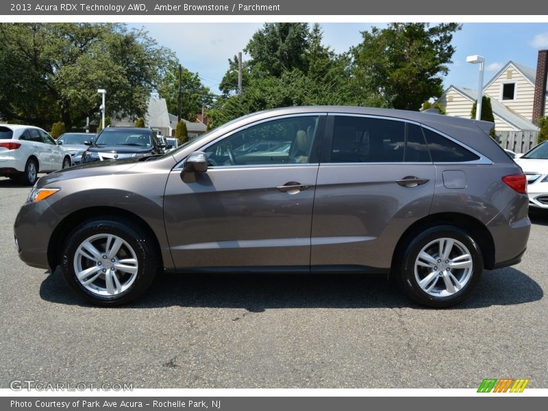 Amber Brownstone / Parchment 2013 Acura RDX Technology AWD