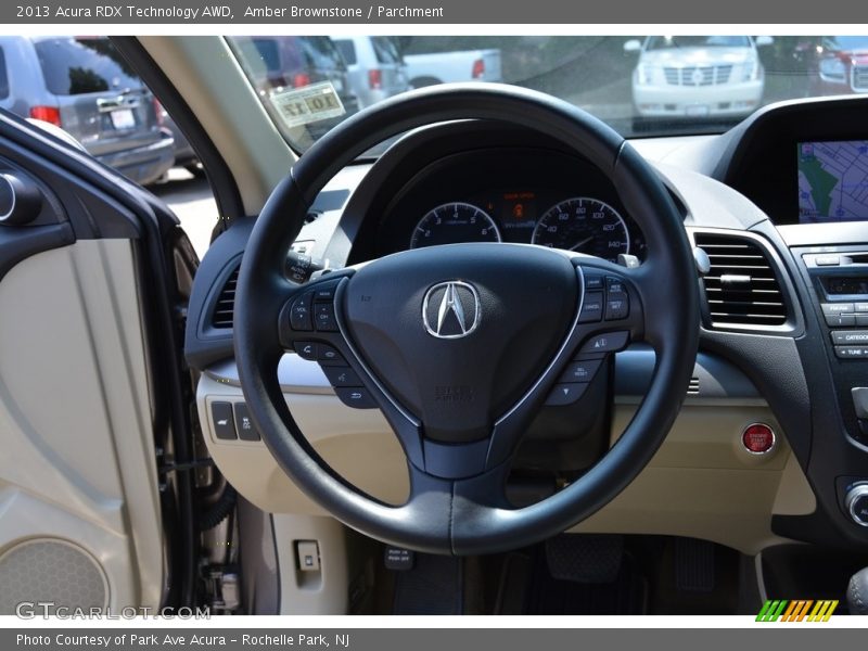 Amber Brownstone / Parchment 2013 Acura RDX Technology AWD