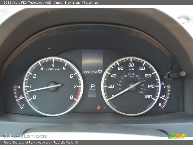 Amber Brownstone / Parchment 2013 Acura RDX Technology AWD