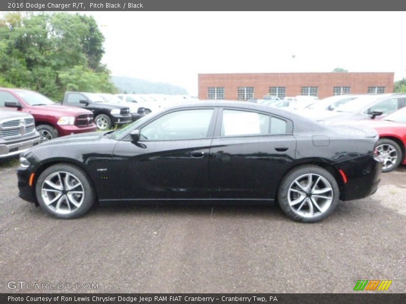 Pitch Black / Black 2016 Dodge Charger R/T