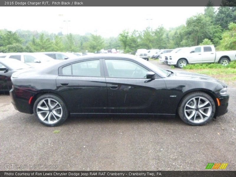 Pitch Black / Black 2016 Dodge Charger R/T