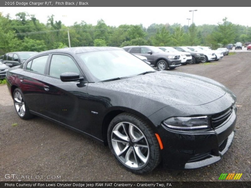 Pitch Black / Black 2016 Dodge Charger R/T