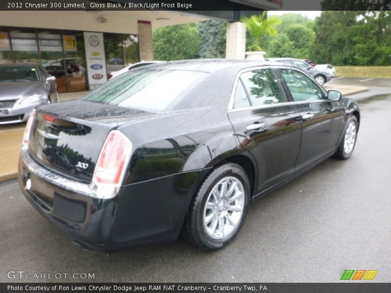 Gloss Black / Black/Light Frost Beige 2012 Chrysler 300 Limited