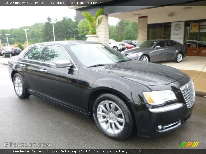 Gloss Black / Black/Light Frost Beige 2012 Chrysler 300 Limited