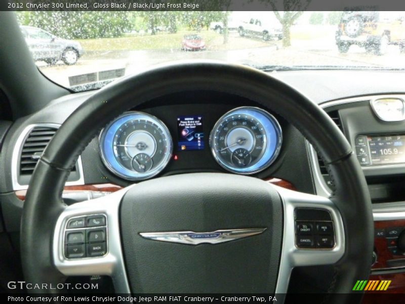 Gloss Black / Black/Light Frost Beige 2012 Chrysler 300 Limited