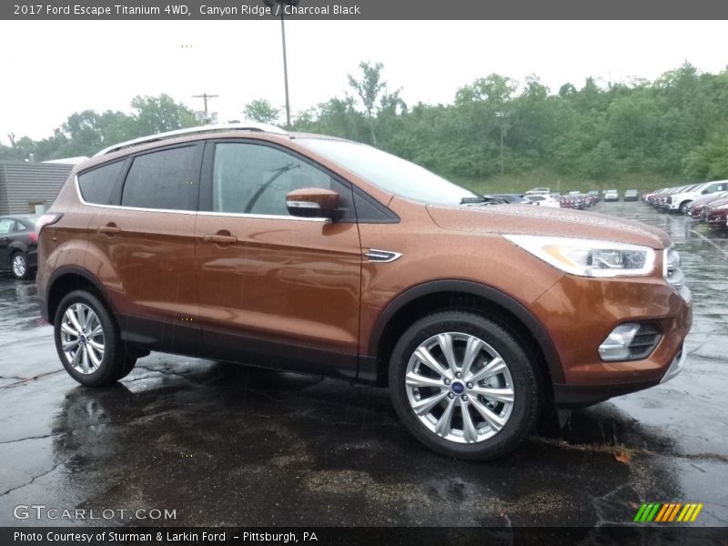 Canyon Ridge / Charcoal Black 2017 Ford Escape Titanium 4WD