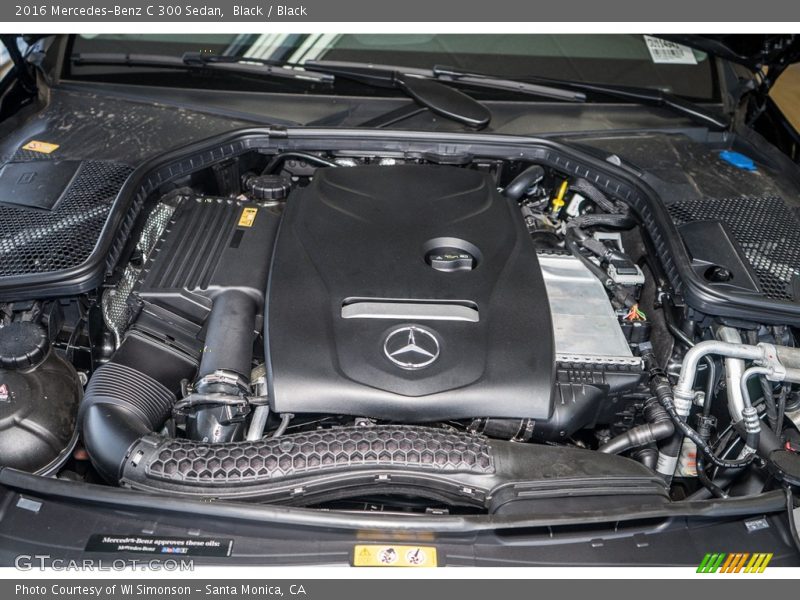 Black / Black 2016 Mercedes-Benz C 300 Sedan