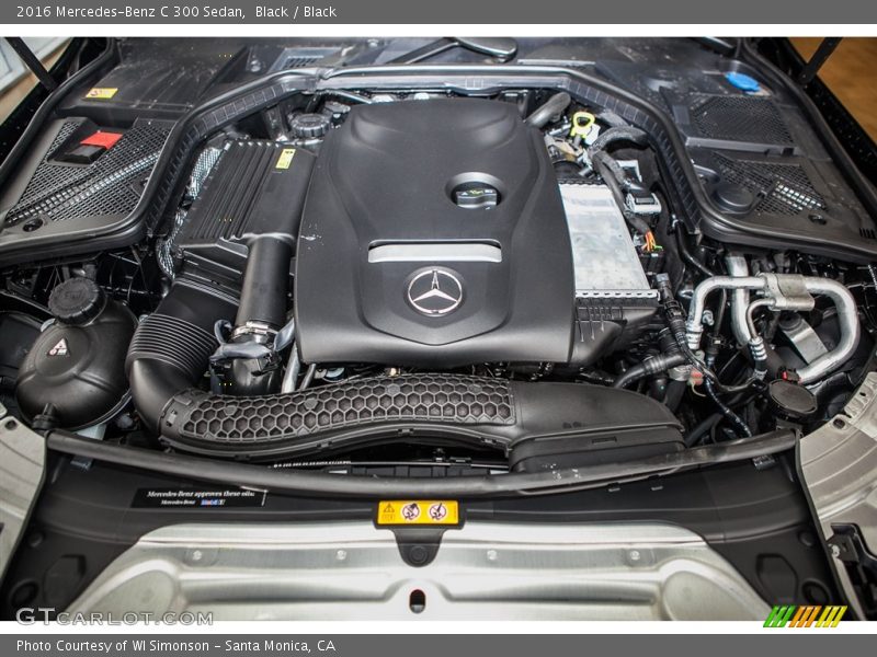 Black / Black 2016 Mercedes-Benz C 300 Sedan