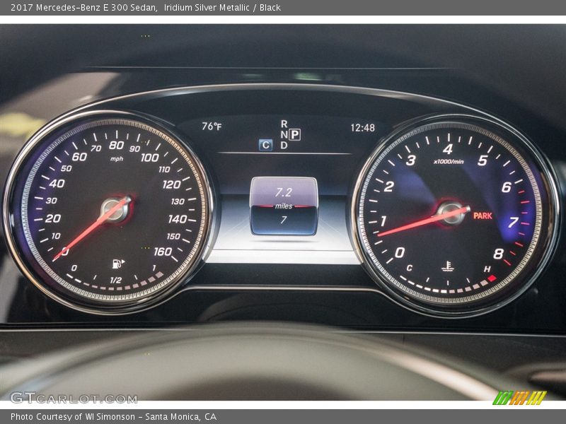 Iridium Silver Metallic / Black 2017 Mercedes-Benz E 300 Sedan