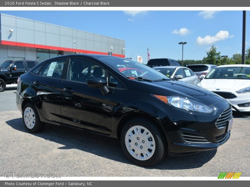 Shadow Black / Charcoal Black 2016 Ford Fiesta S Sedan