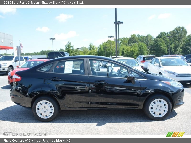 Shadow Black / Charcoal Black 2016 Ford Fiesta S Sedan