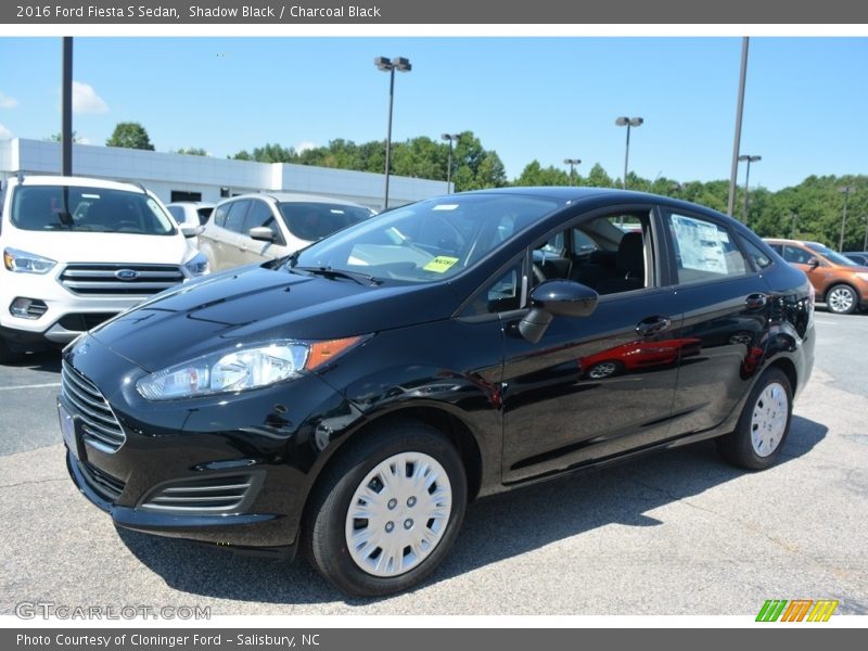 Shadow Black / Charcoal Black 2016 Ford Fiesta S Sedan