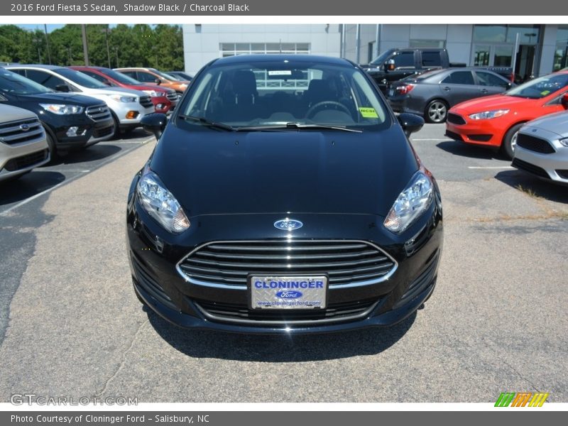 Shadow Black / Charcoal Black 2016 Ford Fiesta S Sedan