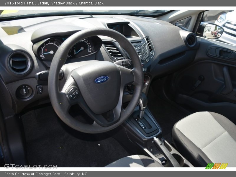 Shadow Black / Charcoal Black 2016 Ford Fiesta S Sedan