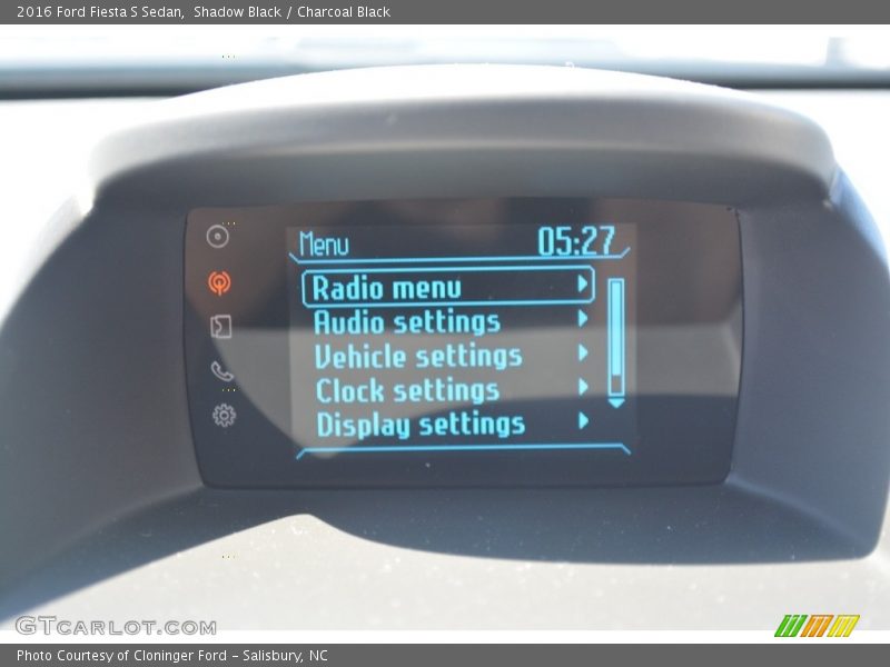 Shadow Black / Charcoal Black 2016 Ford Fiesta S Sedan