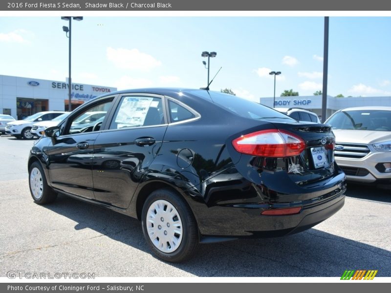 Shadow Black / Charcoal Black 2016 Ford Fiesta S Sedan