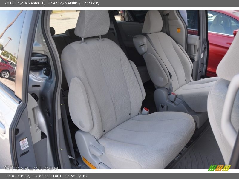 Silver Sky Metallic / Light Gray 2012 Toyota Sienna LE