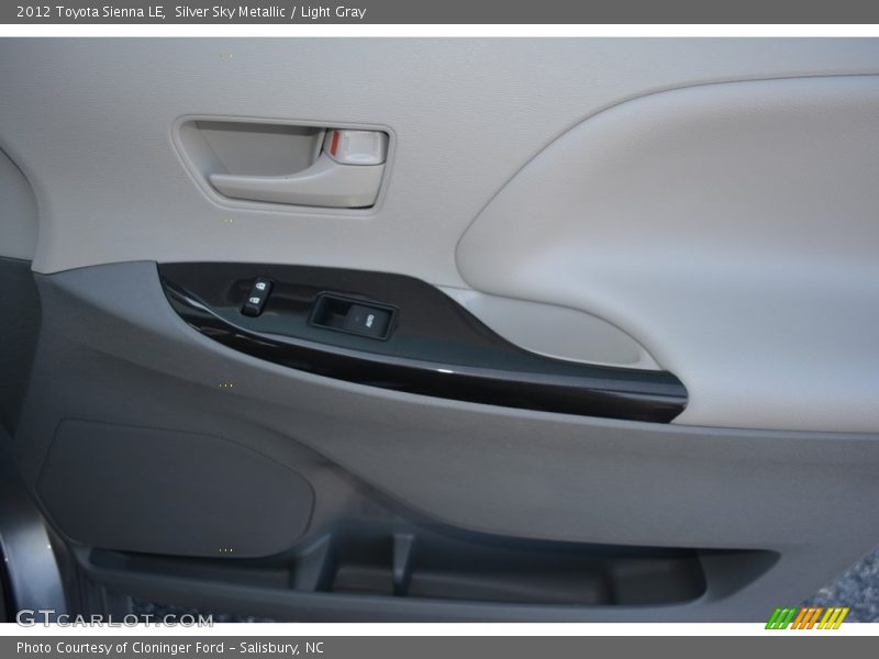 Silver Sky Metallic / Light Gray 2012 Toyota Sienna LE