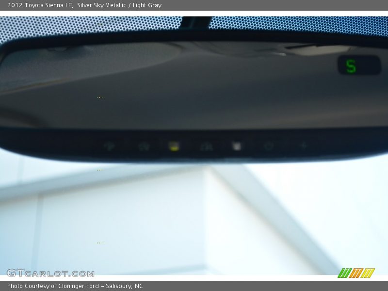 Silver Sky Metallic / Light Gray 2012 Toyota Sienna LE